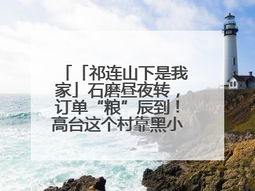 「祁连山下是我家」石磨昼夜转，订单“粮”辰到！高台这个村靠黑小麦面粉拿下成立来最大订单