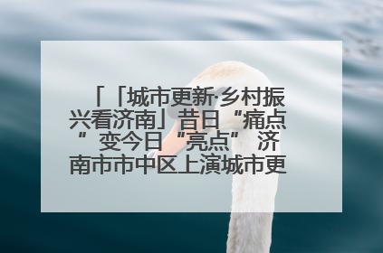 「城市更新·乡村振兴看济南」昔日“痛点”变今日“亮点” 济南市市中区上演城市更新“三部曲”