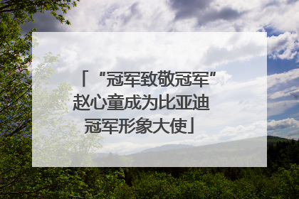 “冠军致敬冠军” 赵心童成为比亚迪冠军形象大使