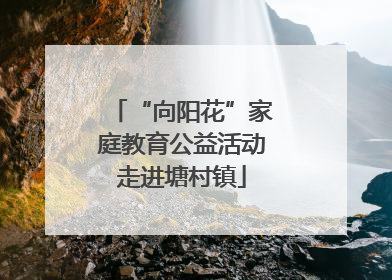 “向阳花”家庭教育公益活动走进塘村镇