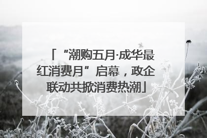 “潮购五月·成华最红消费月”启幕，政企联动共掀消费热潮