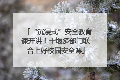 “沉浸式”安全教育课开讲！十堰多部门联合上好校园安全课