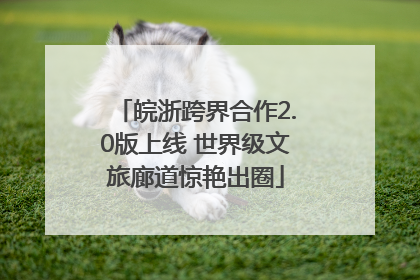 皖浙跨界合作2.0版上线 世界级文旅廊道惊艳出圈