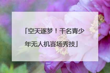 空天逐梦！千名青少年无人机赛场秀技
