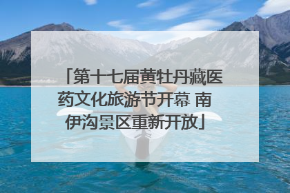 第十七届黄牡丹藏医药文化旅游节开幕 南伊沟景区重新开放