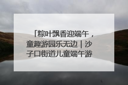 粽叶飘香迎端午，童趣游园乐无边｜沙子口街道儿童端午游园活动圆满落幕