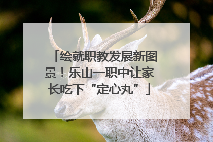 绘就职教发展新图景！乐山一职中让家长吃下“定心丸”