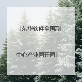 东华软件全国副中心产业园开园