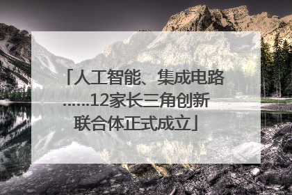 人工智能、集成电路……12家长三角创新联合体正式成立