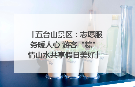 五台山景区：志愿服务暖人心 游客“粽”情山水共享假日美好