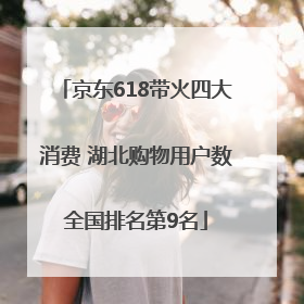 京东618带火四大消费 湖北购物用户数全国排名第9名
