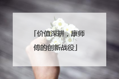 价值深耕，康师傅的创新战役