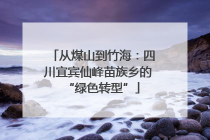 从煤山到竹海：四川宜宾仙峰苗族乡的“绿色转型”