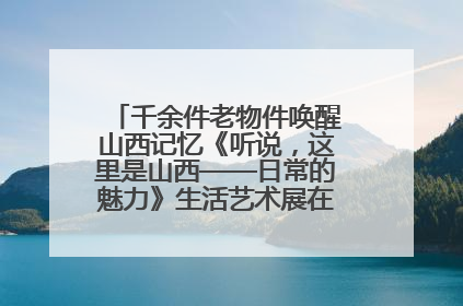 千余件老物件唤醒山西记忆《听说，这里是山西——日常的魅力》生活艺术展在忻州市图书馆开展