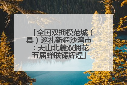 全国双拥模范城（县）巡礼新疆沙湾市：天山北麓双拥花 五届蝉联铸辉煌
