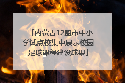 内蒙古12盟市中小学试点校集中展示校园足球课程建设成果