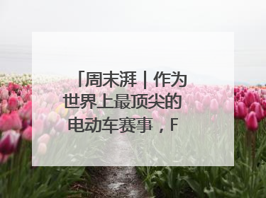 周末湃｜作为世界上最顶尖的电动车赛事，FE变得好看了