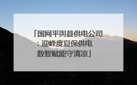 国网平舆县供电公司：迎峰度夏保供电  数智赋能守清凉