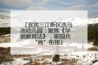 宜宾三江新区洗马池幼儿园：聚焦《学前教育法》，家园共“画”衔接