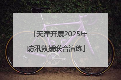 天津开展2025年防汛救援联合演练