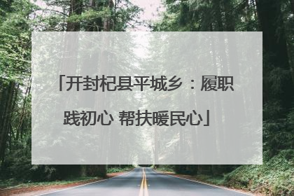 开封杞县平城乡：履职践初心 帮扶暖民心