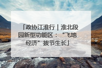 政协江淮行｜淮北段园新型功能区：“飞地经济”拔节生长