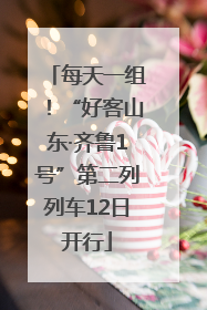 每天一组！“好客山东·齐鲁1号”第二列列车12日开行