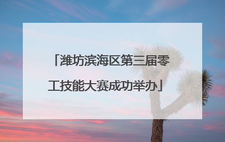 潍坊滨海区第三届零工技能大赛成功举办