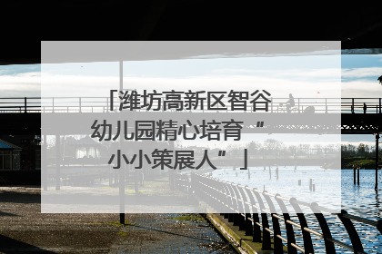 潍坊高新区智谷幼儿园精心培育“小小策展人”