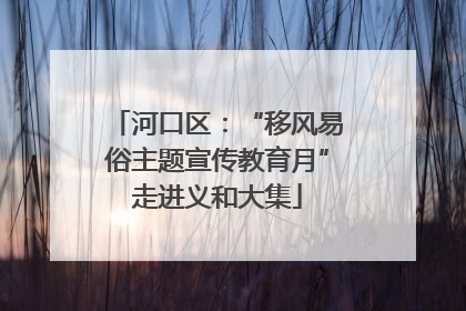 河口区：“移风易俗主题宣传教育月”走进义和大集