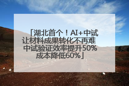 湖北首个！AI+中试让材料成果转化不再难 中试验证效率提升50%成本降低60%