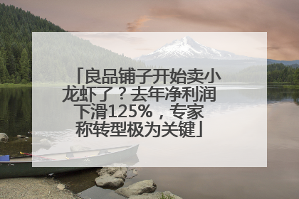 良品铺子开始卖小龙虾了？去年净利润下滑125%，专家称转型极为关键