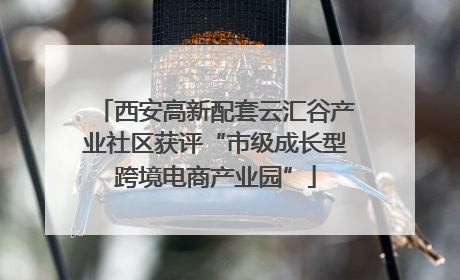 西安高新配套云汇谷产业社区获评“市级成长型跨境电商产业园”