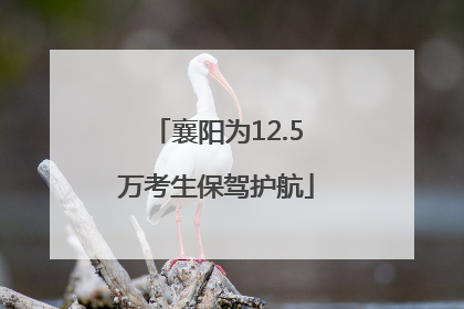 襄阳为12.5万考生保驾护航