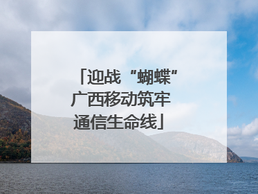 迎战“蝴蝶” 广西移动筑牢通信生命线