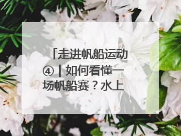 走进帆船运动④｜如何看懂一场帆船赛？水上的“速度与激情”同样精彩