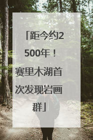 距今约2500年！赛里木湖首次发现岩画群