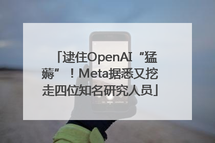 逮住OpenAI“猛薅”！Meta据悉又挖走四位知名研究人员