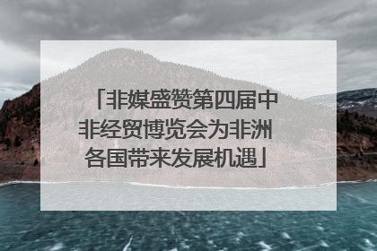 非媒盛赞第四届中非经贸博览会为非洲各国带来发展机遇