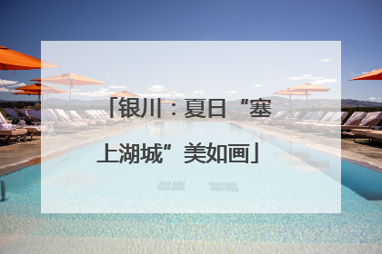 银川：夏日“塞上湖城”美如画