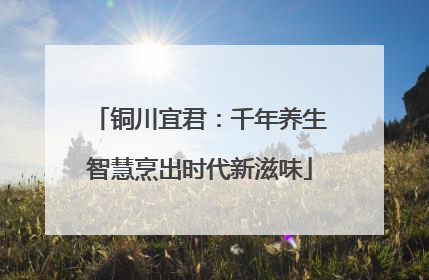 铜川宜君：千年养生智慧烹出时代新滋味