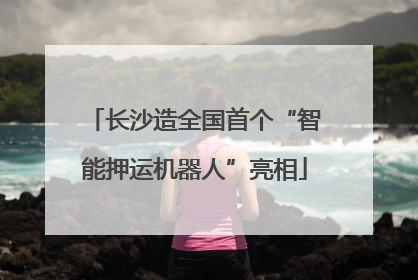 长沙造全国首个“智能押运机器人”亮相