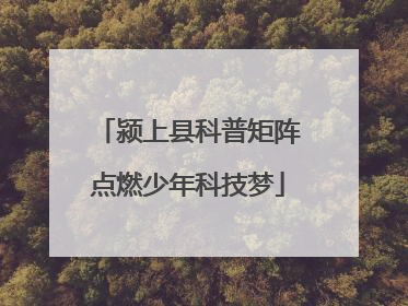 颍上县科普矩阵点燃少年科技梦