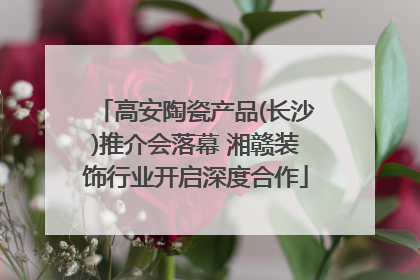 高安陶瓷产品(长沙)推介会落幕 湘赣装饰行业开启深度合作