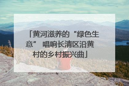 黄河滋养的“绿色生意” 唱响长清区沿黄村的乡村振兴曲