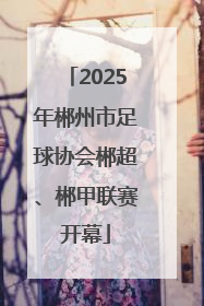 2025年郴州市足球协会郴超、郴甲联赛开幕