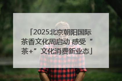 2025北京朝阳国际茶香文化周启动 感受“茶+”文化消费新业态