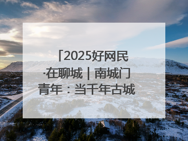 2025好网民·在聊城｜南城门青年：当千年古城遇见青春歌谣 一湖碧水见证的“聊城式浪漫”