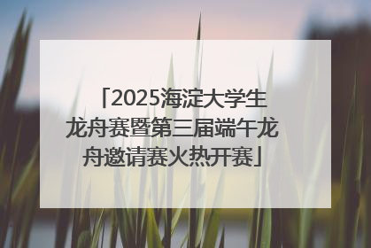 2025海淀大学生龙舟赛暨第三届端午龙舟邀请赛火热开赛
