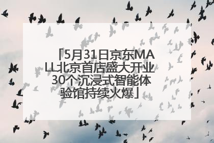 5月31日京东MALL北京首店盛大开业 30个沉浸式智能体验馆持续火爆